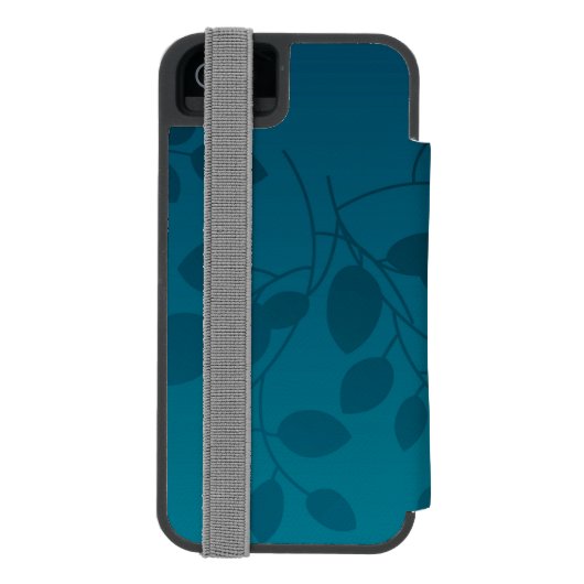 Blume Mandala 6 Incipio iPhone Geldbeutel-Hülle (Folio Rückseite)