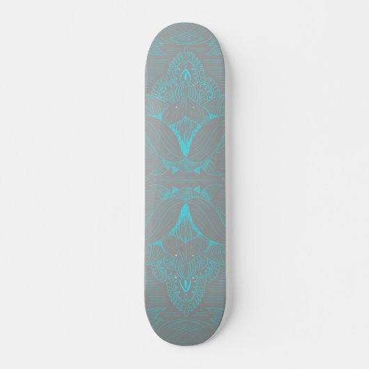 Blume Mandala 6 Skateboard (Vorne)