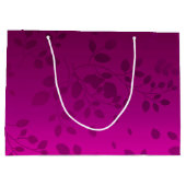 Blume Mandala 7 Große Geschenktüte (Rückseite)