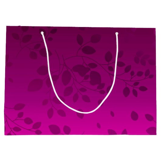 Blume Mandala 7 Große Geschenktüte (Rückseite)