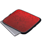 Blume Mandala 9 Laptopschutzhülle (Vorne Knopf)