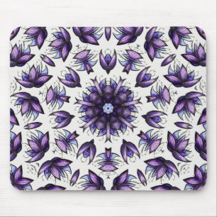 Blume Mandala Abstrakt Kaleidoskopisches Muster Mousepad