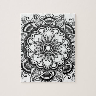 Blume Mandala Art Jigsaw Puzzle