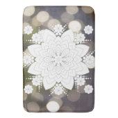 Blume Mandala Badematte (Vorderseite Vertikal)