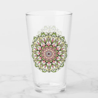 Blume Mandala Design aus Glas