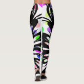 Blume Mandala Design Leggings (Rückseite)