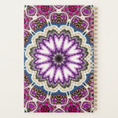 Blume Mandala Design Planer (Rückseite)