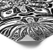 Blume Mandala Design Poster (Ecke)
