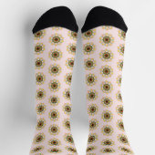 BLUME MANDALA DESIGN SOCKEN (Oben)