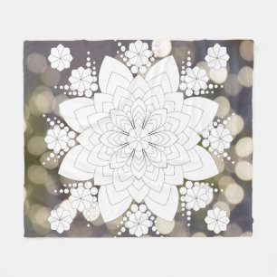 Blume Mandala Fleece Blanket