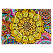 Blume mandala große geschenktüte (Rückseite)