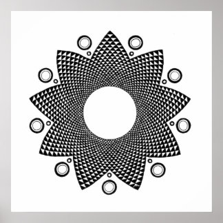 Blume Mandala III Poster