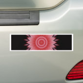 Blume Mandala in Rosa Autoaufkleber (Auf Auto)