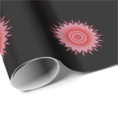 Blume Mandala in Rosa Geschenkpapier (Rolleneckpunkt)