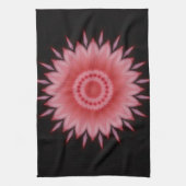 Blume Mandala in Rosa Handtuch (Vertikal)