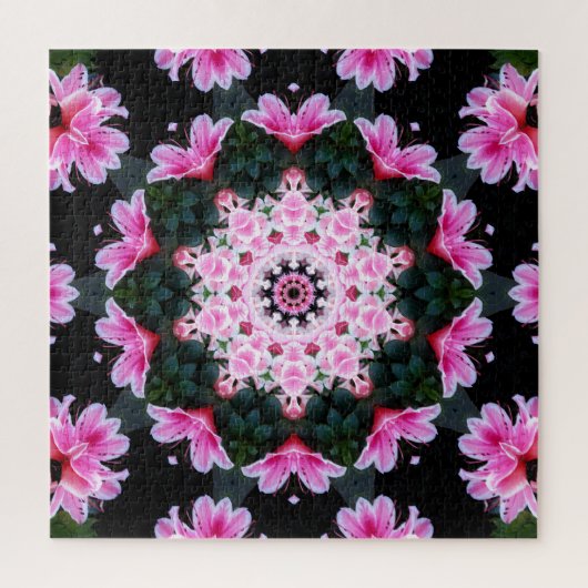 Blume Mandala Jigsaw Puzzle (Vertikal)