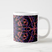 Blume Mandala Jumbo Tasse (Rechts)