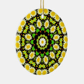 Blume Mandala Keramik Ornament (Rechts)