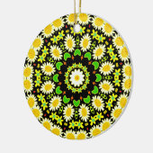 Blume Mandala Keramik Ornament (Links)