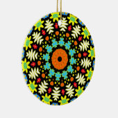 Blume Mandala Keramik Ornament (Rechts)