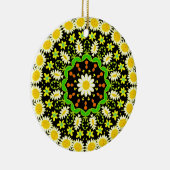 Blume Mandala Keramikornament (Rechts)
