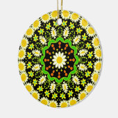 Blume Mandala Keramikornament (Links)