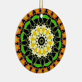 Blume Mandala Keramikornament (Rechts)