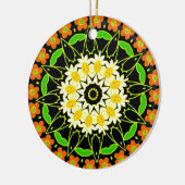 Blume Mandala Keramikornament (Links)