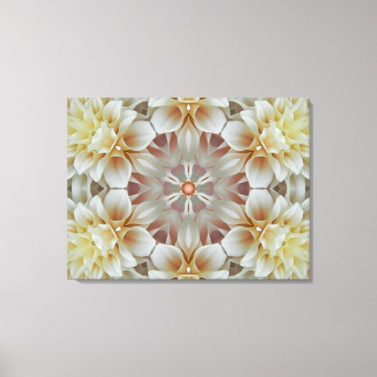 Blume Mandala of Light Leinwanddruck (Vorderseite)