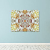 Blume Mandala of Light Leinwanddruck (Insitu (Holzboden))