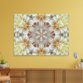 Blume Mandala of Light Leinwanddruck (Insitu (Wohnzimmer))