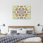 Blume Mandala of Light Leinwanddruck (Insitu (Schlafzimmer))