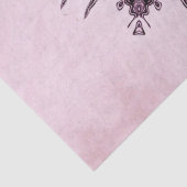 Blume-Mandala-Papiertaschentuch Seidenpapier (Detail)