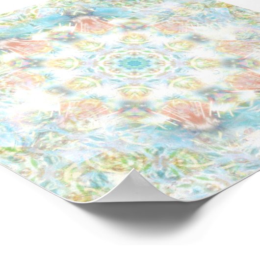 Blume Mandala Poster (Ecke)