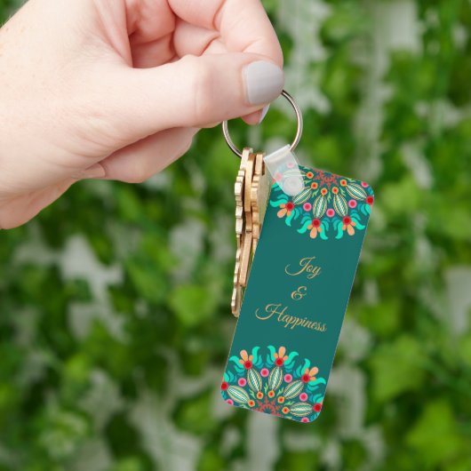 Blume Mandala Schlüsselanhänger (Hand)