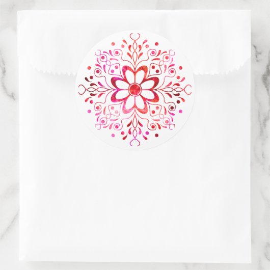 Blume Mandala Stickers (Tasche)