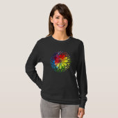 Blume Mandala T-Shirt (Vorne ganz)