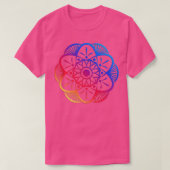 Blume Mandala T-Shirt (Design vorne)