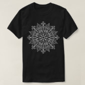 Blume Mandala WB T-Shirt (Design vorne)