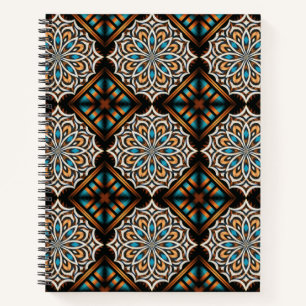 Blume Mandala Weave Spiral Notebook Notizblock