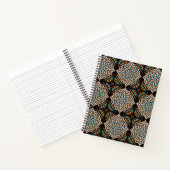 Blume Mandala Weave Spiral Notebook Notizblock (Innenseite)