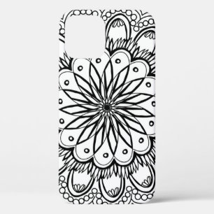 Blume Mandalahand zeichnend Case-Mate iPhone Hülle