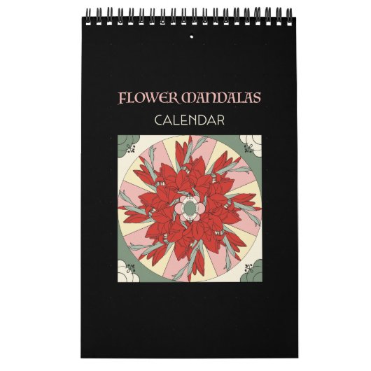 Blume-Mandalas-Kalender Kalender (Titelbild)