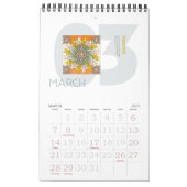 Blume-Mandalas-Kalender Kalender (Mär 2027)