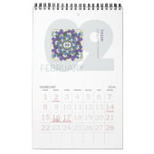 Blume-Mandalas-Kalender Kalender (Feb 2026)