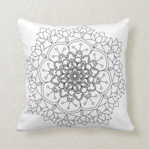Blume Mandalase. Vintage Dekoelemente. Orie Kissen