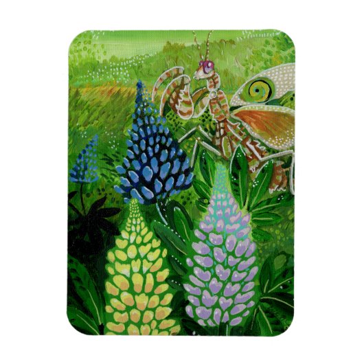 Blume Mantis Painting Magnet (Vertikal)