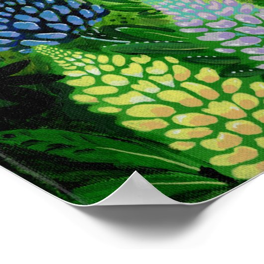 Blume Mantis Painting Poster (Ecke)