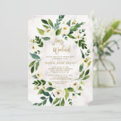 Blume Marbella Hens Bachelorette Wochenende Einladung (Stehend Vorderseite)