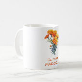 Blume Marigold Tasse (Vorderseite Links)